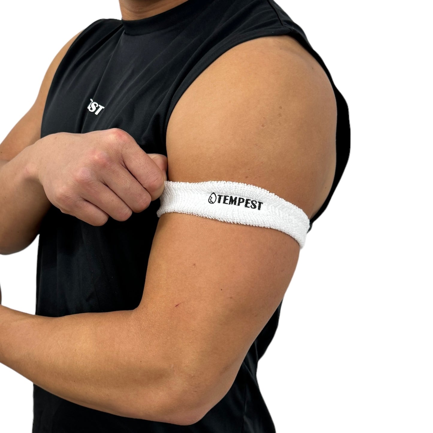 Biceps Bands 【WHITE】【2個set】